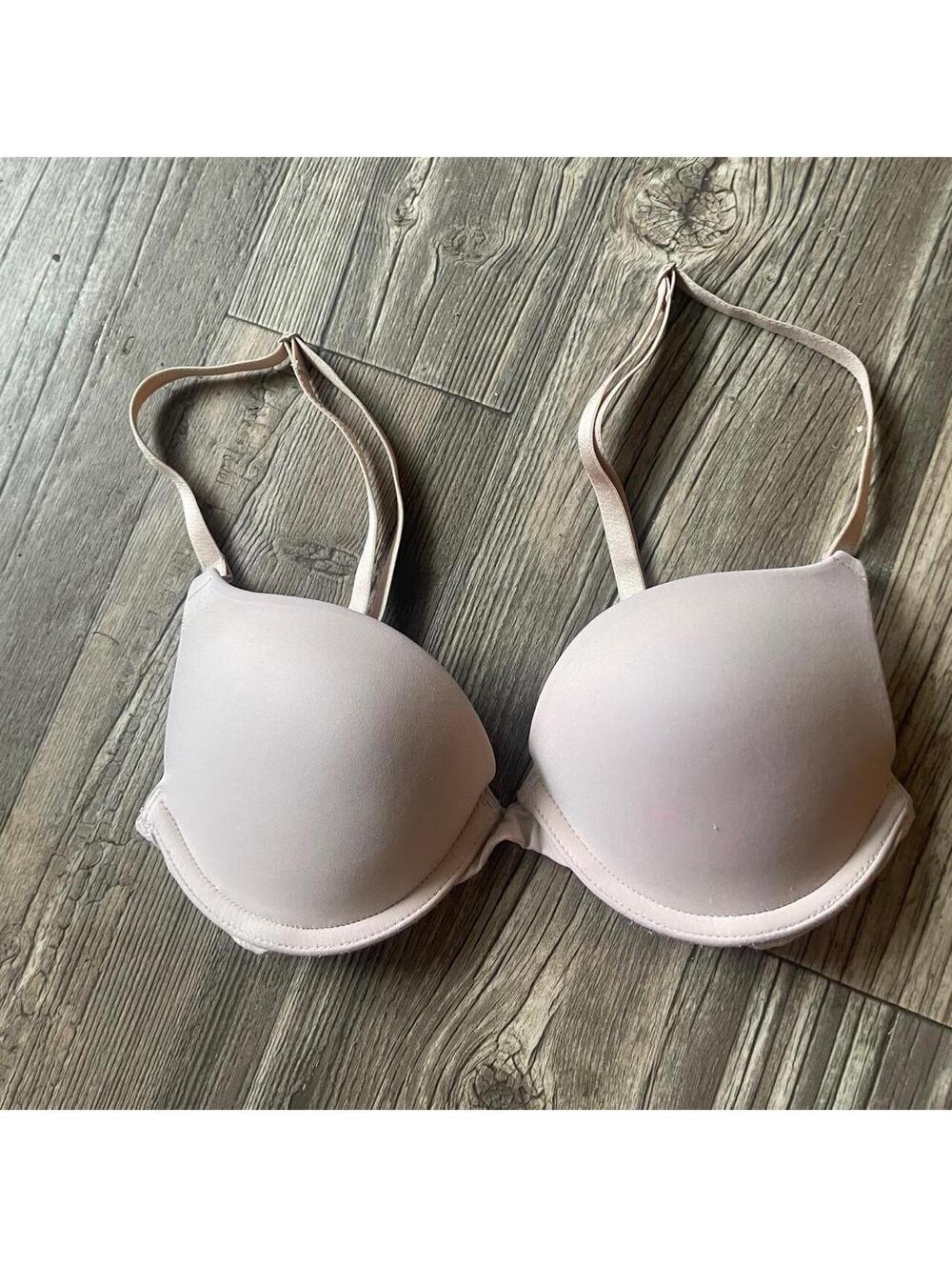Jezebel Women's Tan and Pink Bra
